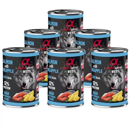ALPHA SPIRIT konservi ar lasi un ananasiem 400g